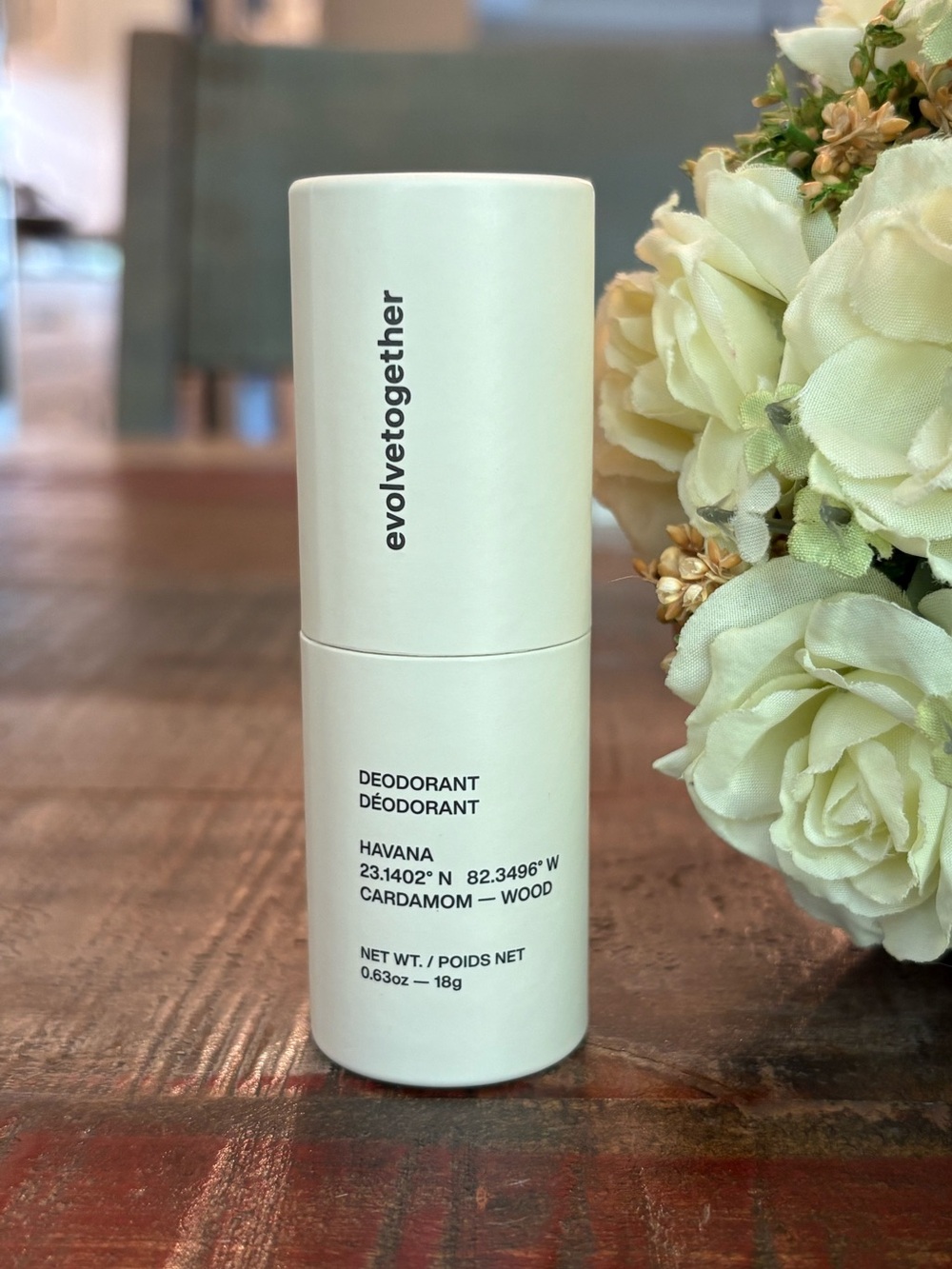 NEW Evolvetogether DEODORANT in HAVANA {Cardamom - Wood} Travel Size!